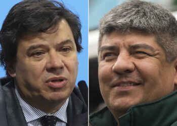 PABLO MOYANO RECHAZÓ LOS DICHOS DE MORONI Y LE RECORDÓ QUE «EN SU OFICINA TIENE CUADROS DE PERÓN Y EVITA»