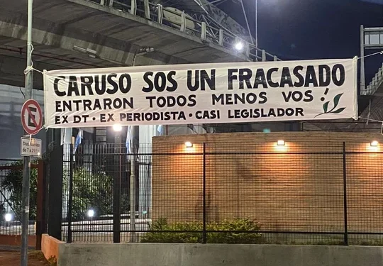 Pablo Toviggino se burló de Ricardo Caruso Lombardi tras la paupérrima elección como candidato