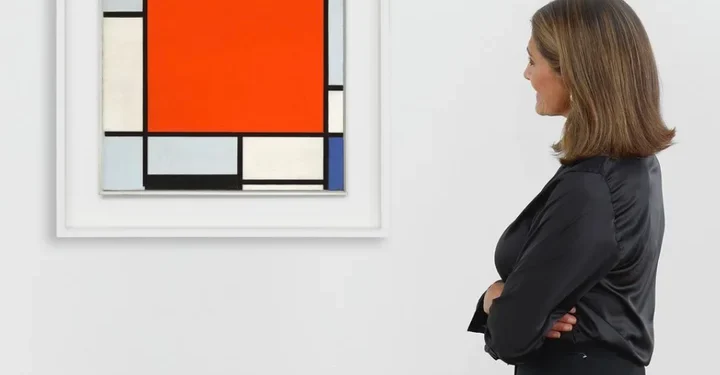 Un cuadro de Mondrian fue subastado por más de 47 millones de dólares en Nueva York