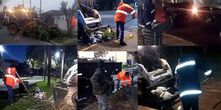 La Municipalidad avanza con operativos de limpieza urbana