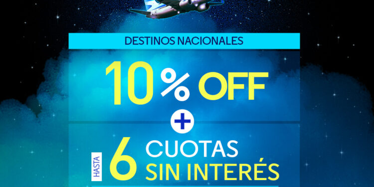 AEROLÍNEAS ARGENTINAS LANZA “AEROLÍNEAS FRIDAY” CON DESCUENTOS Y FINANCIACIÓN PARA VOLAR POR TODO EL PAÍS
