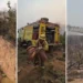 Incendios en la Patagonia: Buenos Aires envió brigadistas y equipamiento pesado