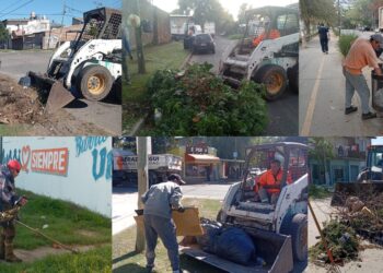 Operativos diarios de limpieza en los barrios de Berazategui