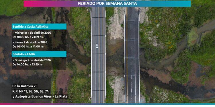 Restricción de tránsito pesado por Semana Santa