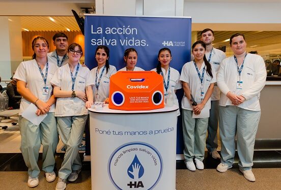 El Hospital Alemán realizó una actividad abierta a la comunidad sobre lavado de manos