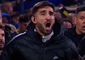 “Corrupto hijo de p…”: el fuerte insulto del hijo de Costas al árbitro en Central-Racing