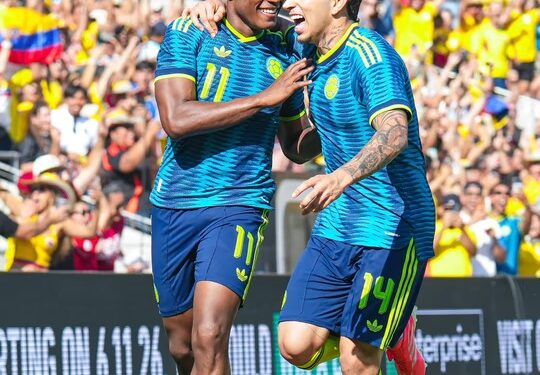 Colombia le ganó por 2-0 a Jordania en su último amistoso previo al Mundial 2026