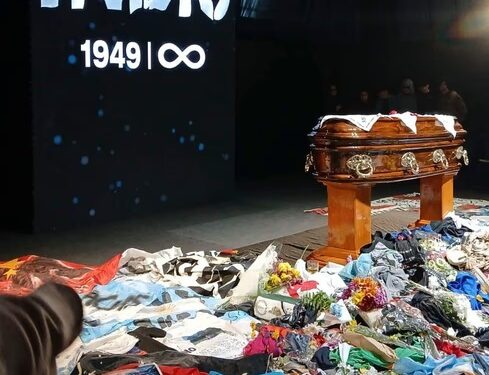 Despedida del Indio Solari: terminó el velatorio por decisión de la familia