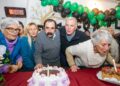Entre mates, cumpleaños y recuerdos: Balor visitó el Centro Primavera