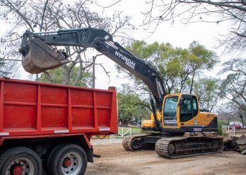Avanza la repavimentación de la avenida Agote en Ranelagh