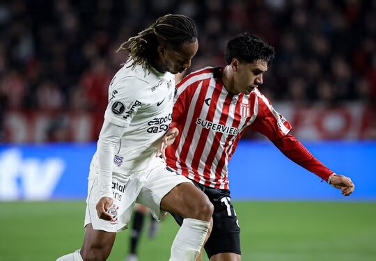 Estudiantes empató 1 a 1 con Corinthians en los cuartos de ida de la Copa Libertadores