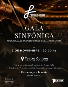 Fundación Alexander Fleming presenta su Gala Sinfónica Solidaria
