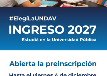 Ingreso 2027: la UNDAV abrió la inscripción a sus carreras